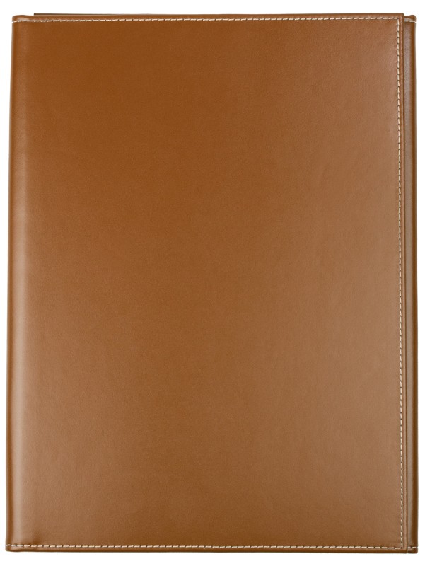 Vertragsmappe DIN A4 | Echtleder | CAMBRIDGE hellbraun